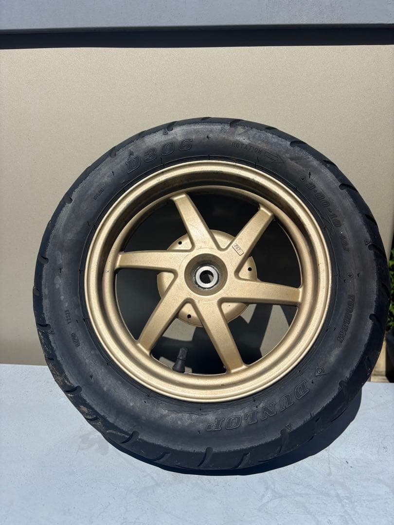 Pon⭐︎　DIO zx金ホイール　ディオ　ゴールド　前後セット