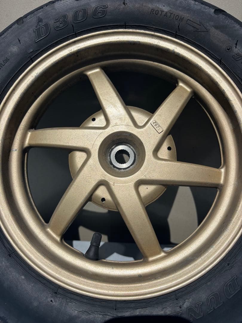 Pon⭐︎　DIO zx金ホイール　ディオ　ゴールド　前後セット