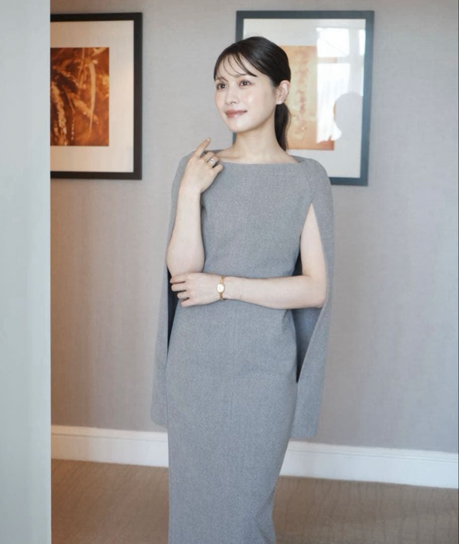 laubeblanc Narrow line Cape Dress Mサイズ