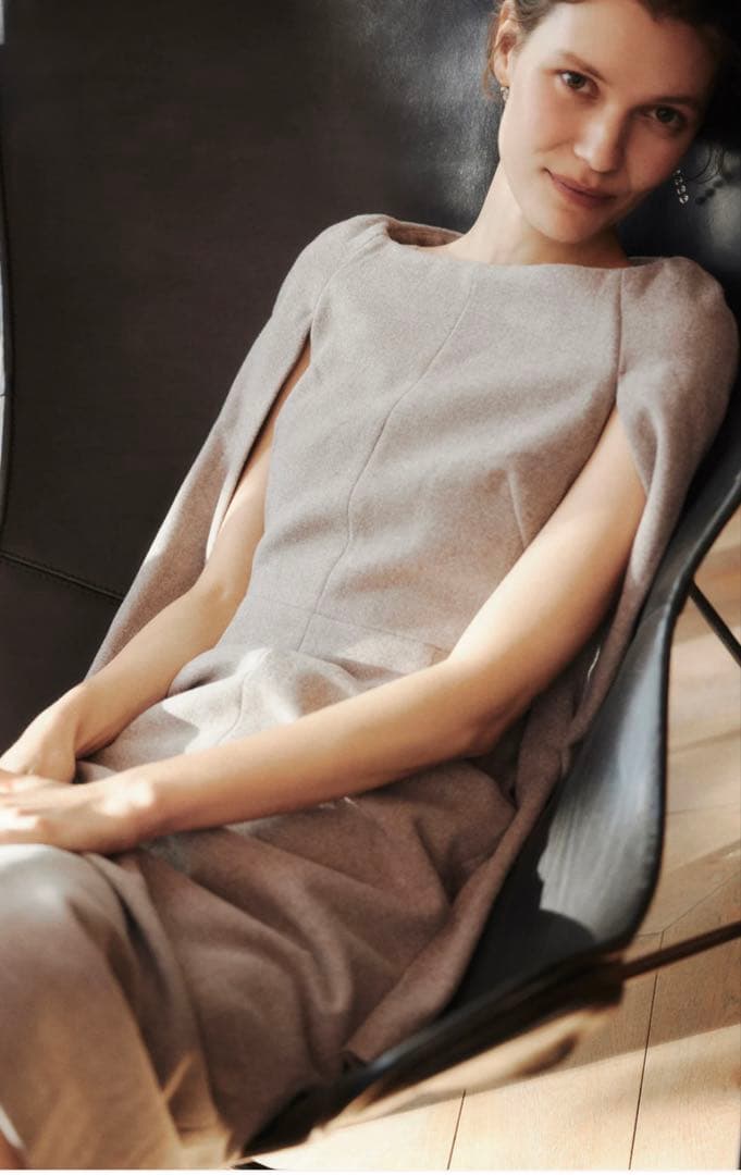 laubeblanc Narrow line Cape Dress Mサイズ