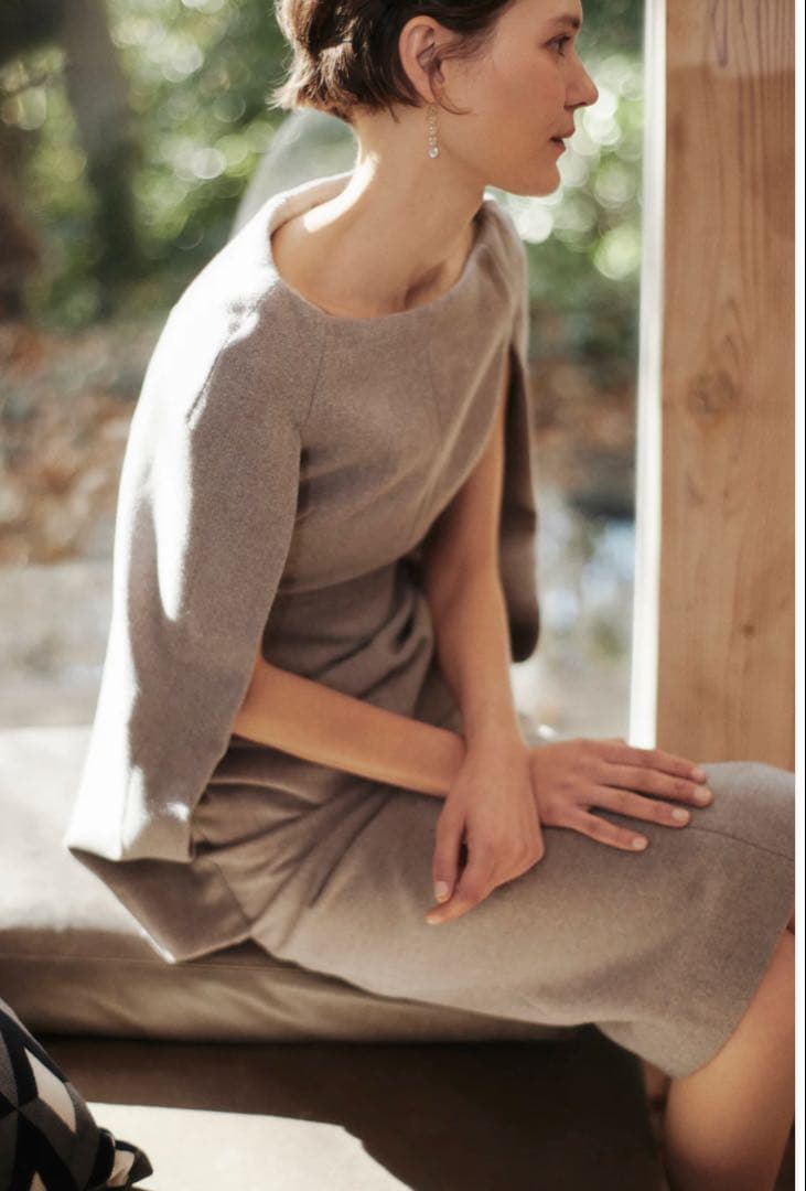 laubeblanc Narrow line Cape Dress Mサイズ