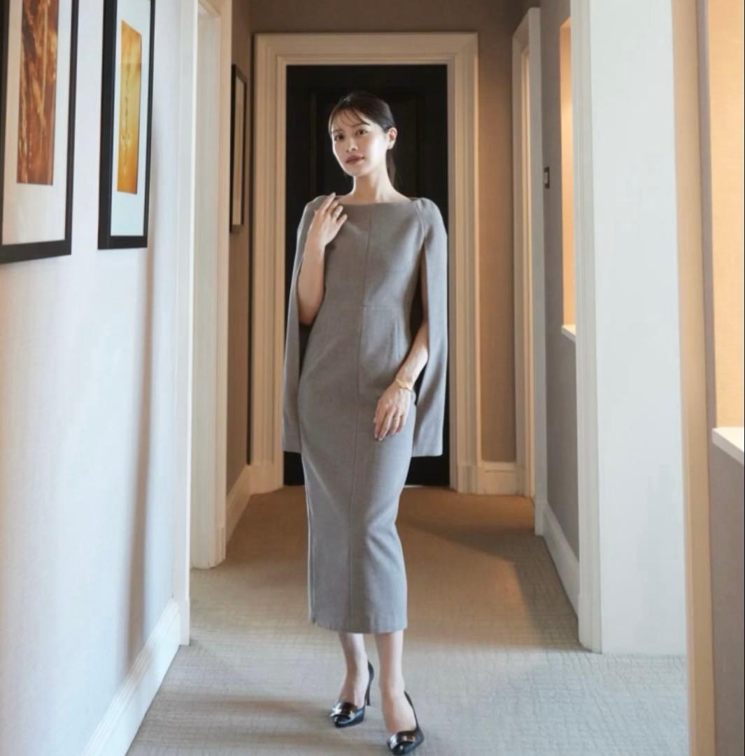 laubeblanc Narrow line Cape Dress Mサイズ