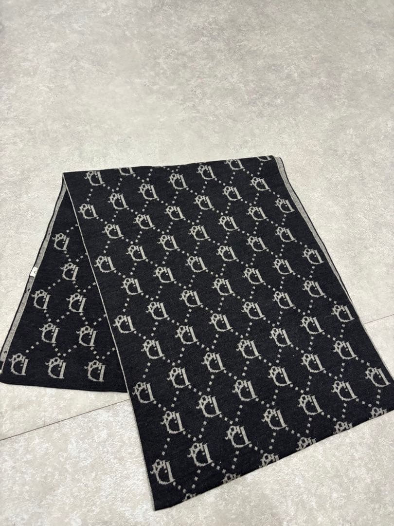 Christian Dior ディオール　オブリーク　リバーシブル　マフラー