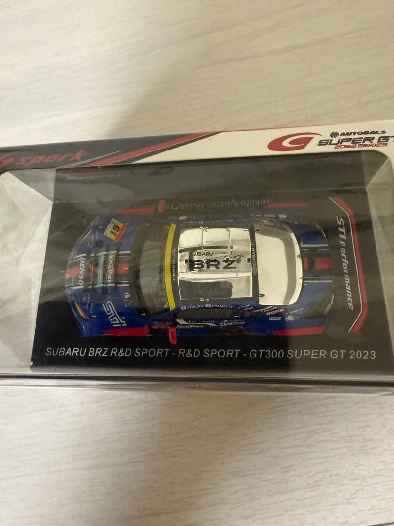 ミニカー SUBARU BRZ SUPER GT 2023 SPARK 1/43