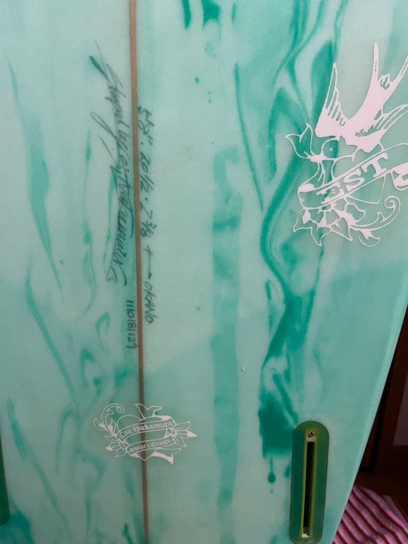 サーフボード　ツイン　フィッシュ　5.8 201/2 23/8 twin