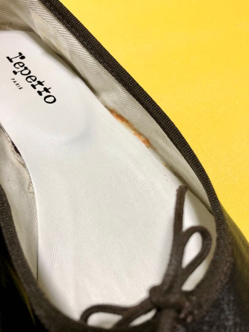 【Repetto】未着用♡裏張り済♡レペット♡バレリーナ♡マロン
