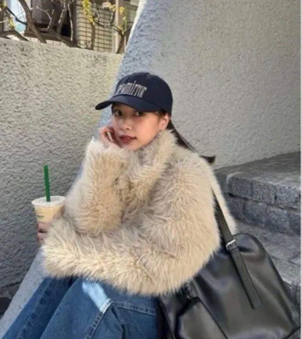 【mystic】ショートファーコート　韓国系 y2k グランジ