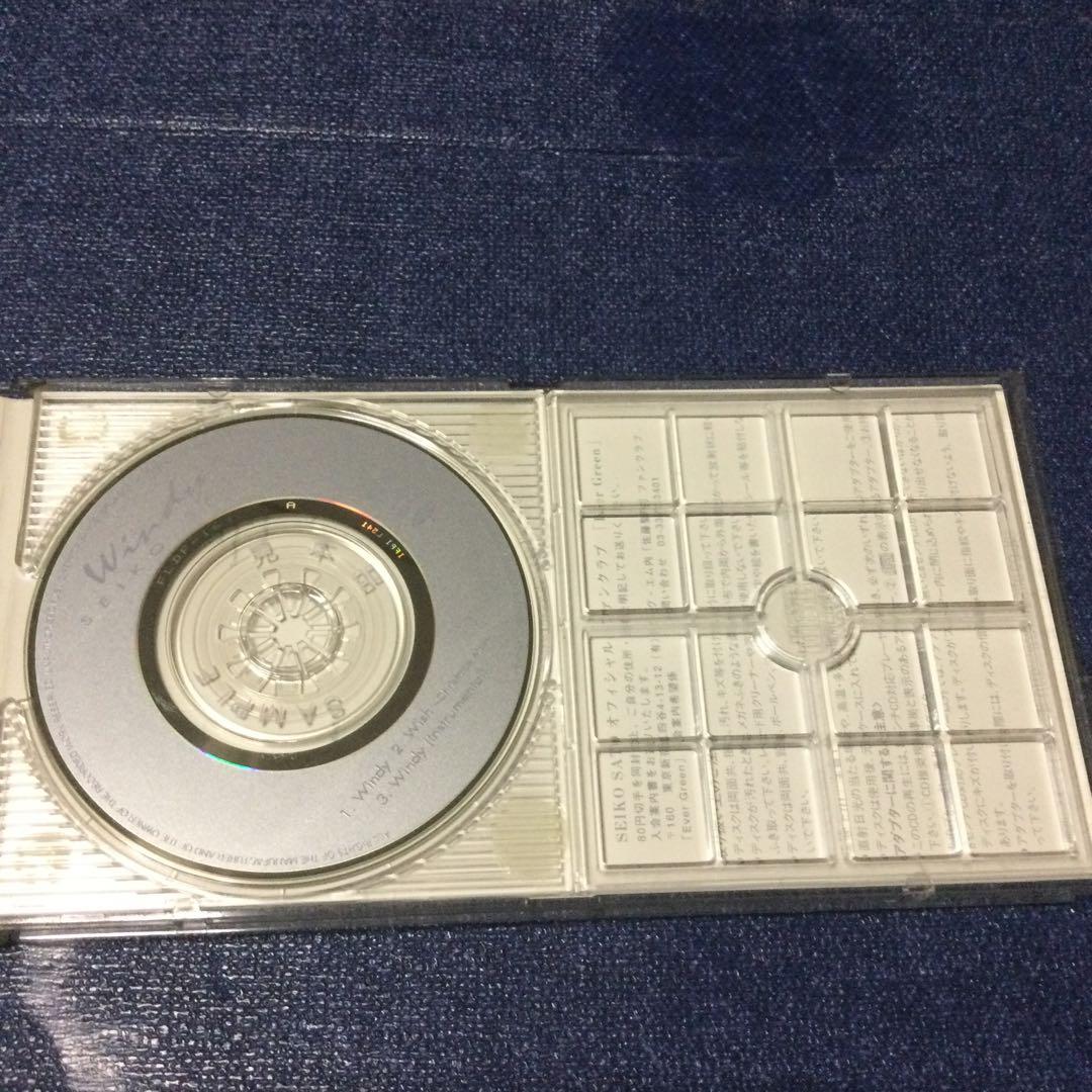 CD 佐藤聖子　windy 8センチ8cm シングル　シティポップ　ライトメロウ