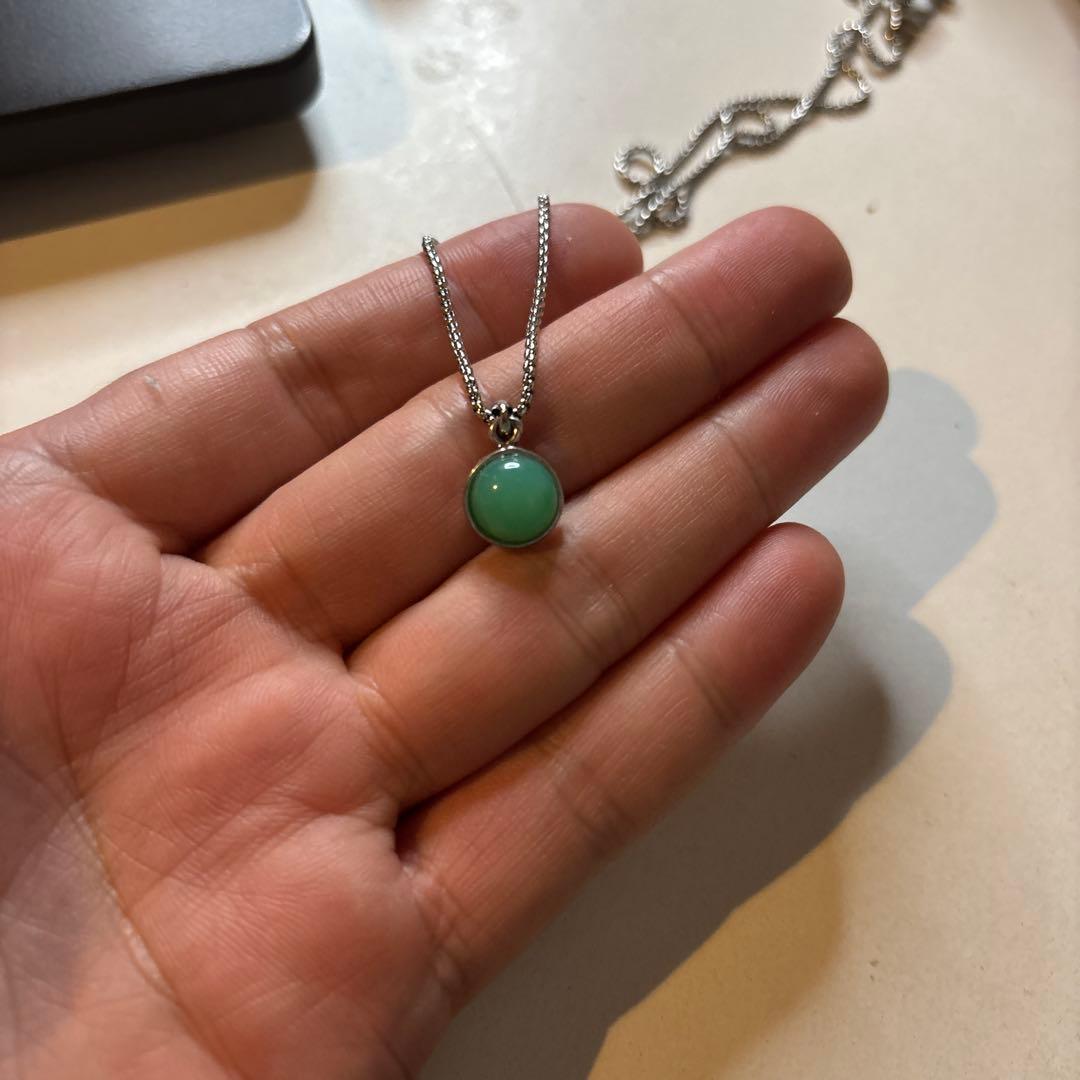 綺麗なクリソプレーズ！上品質！ズーンとくる！