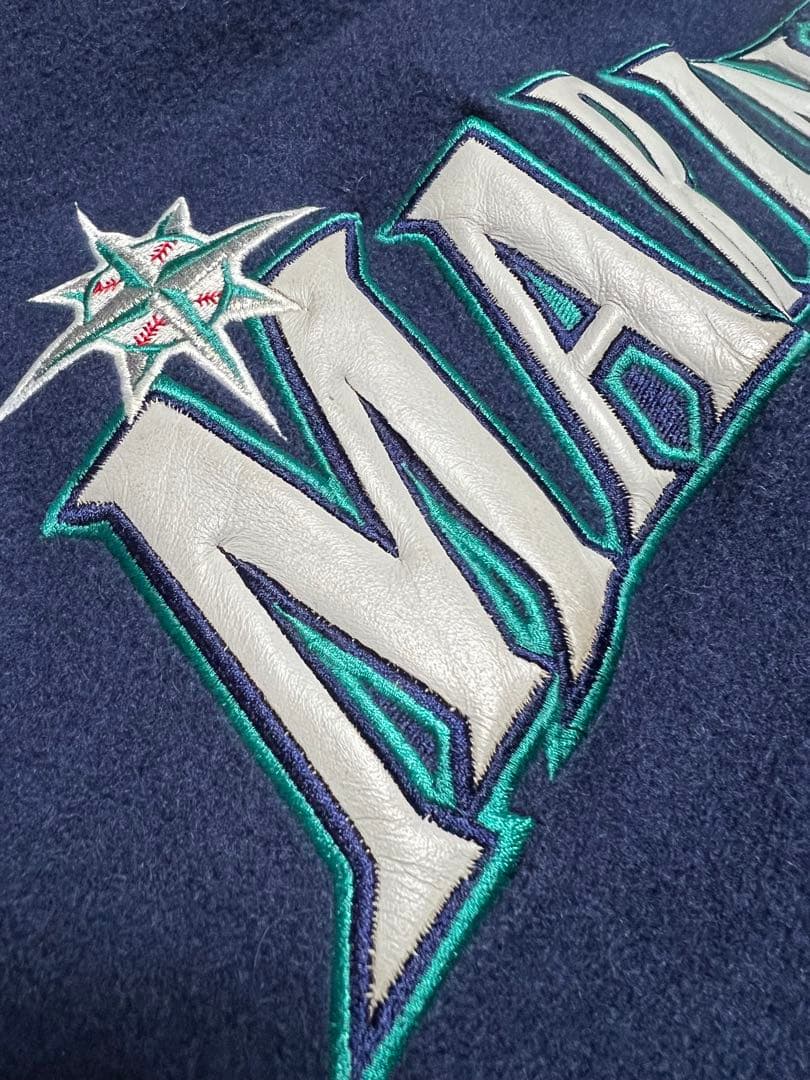 【ポロショウ様】リクエスト【希少】ナイキ マリナーズ スタジャン 袖レザー