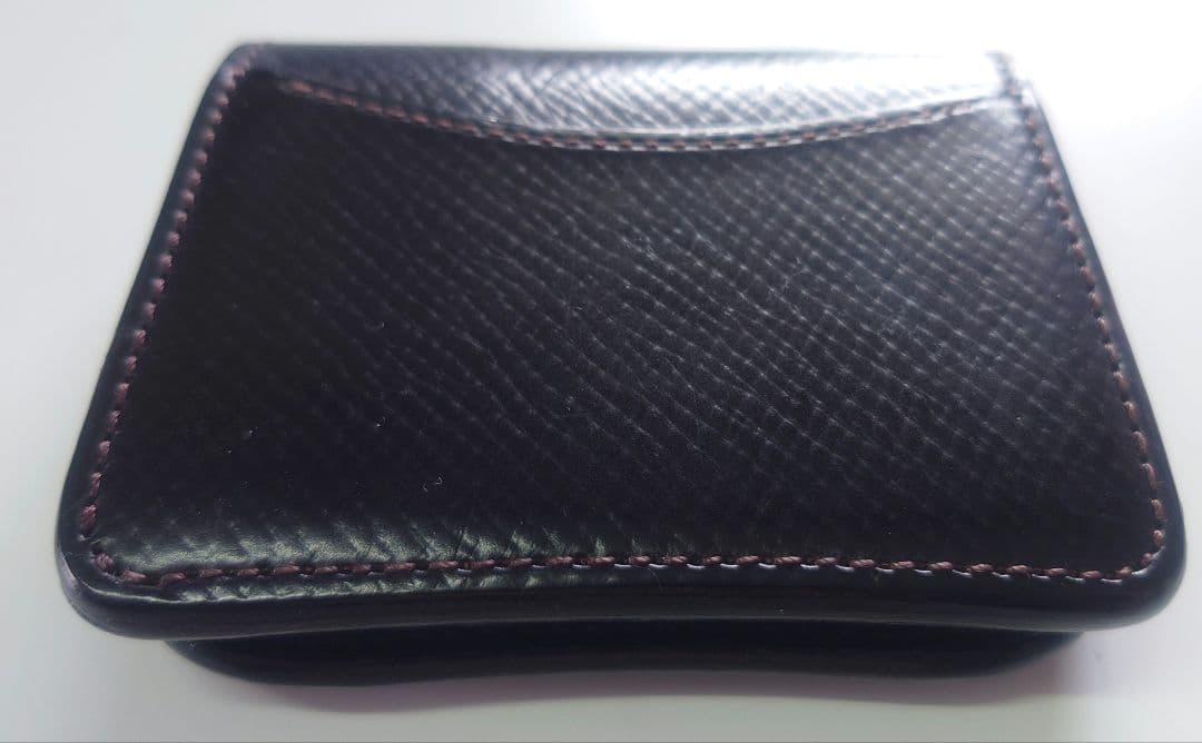 WILDSWANS 銀座店11周年・型押しシェルコードバン ブラック パーム