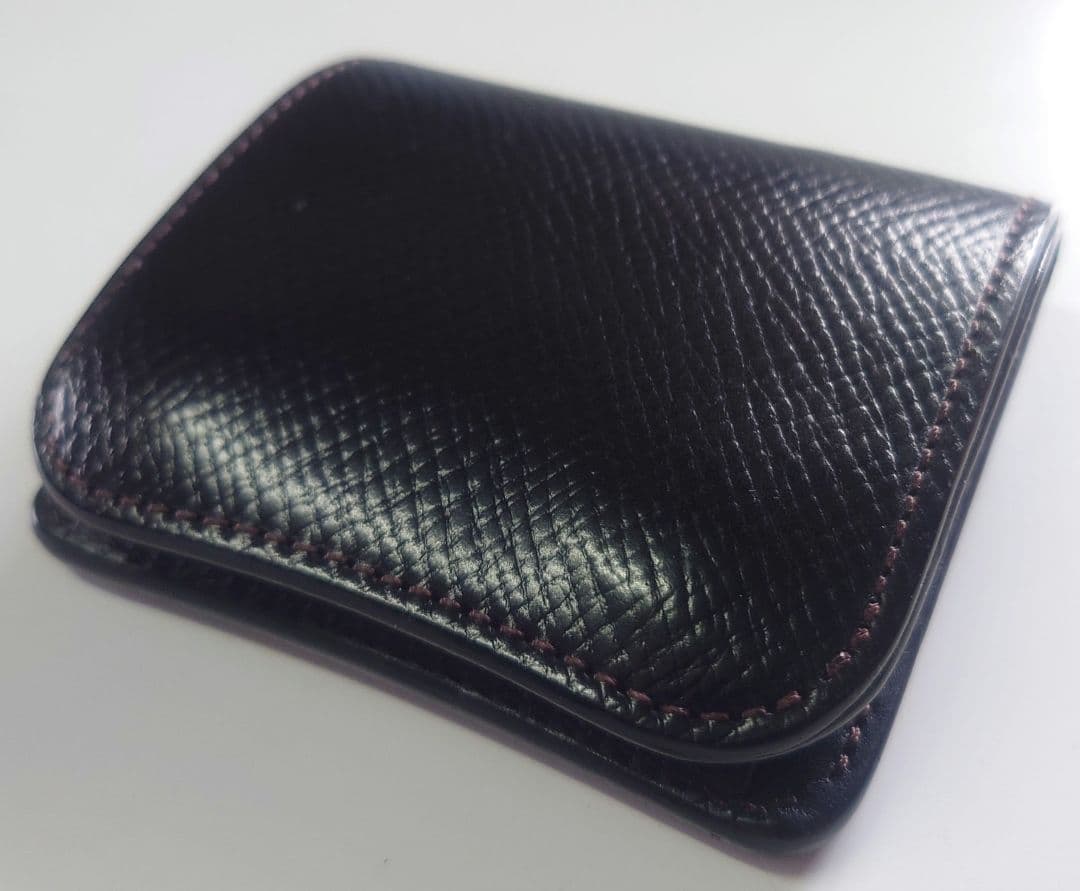 WILDSWANS 銀座店11周年・型押しシェルコードバン ブラック パーム