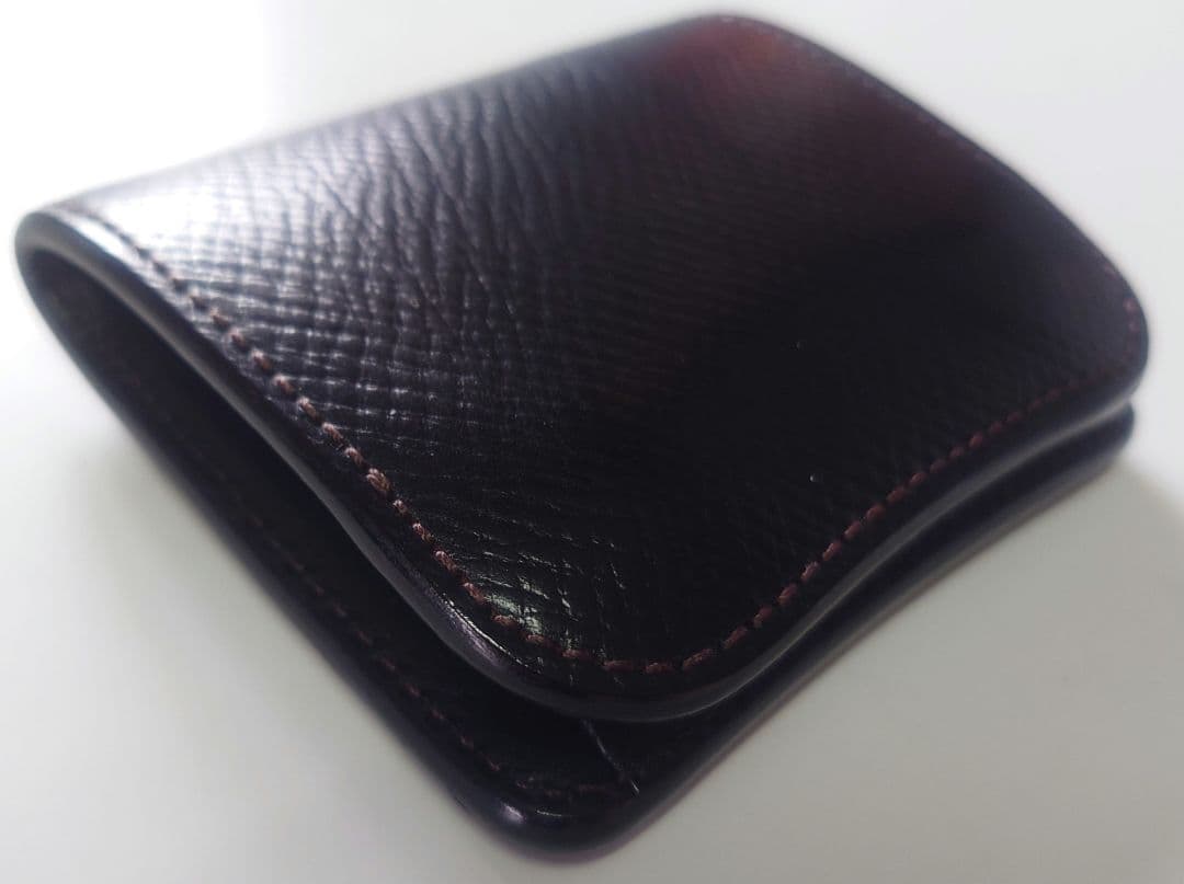 WILDSWANS 銀座店11周年・型押しシェルコードバン ブラック パーム