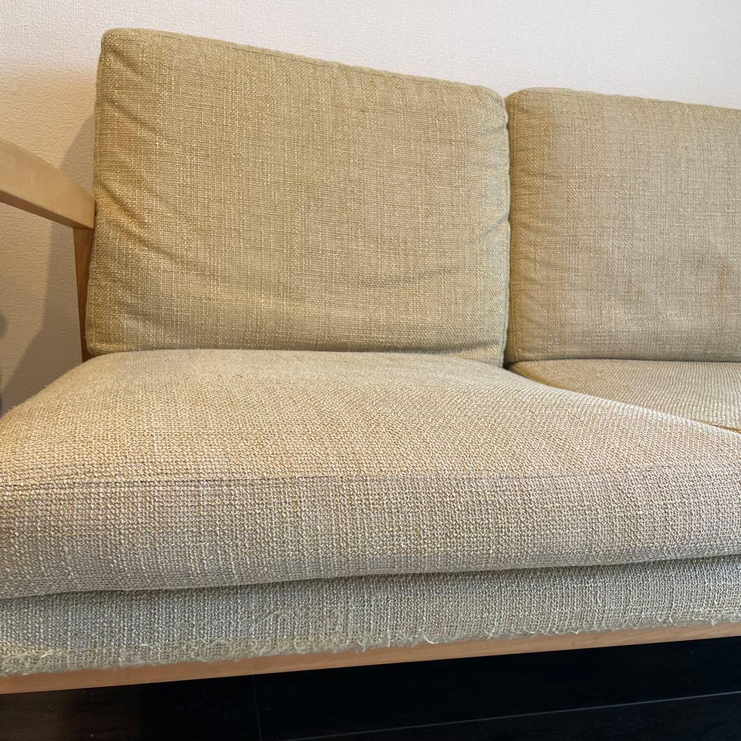 Momo natural 2人掛けソファー　MOSS