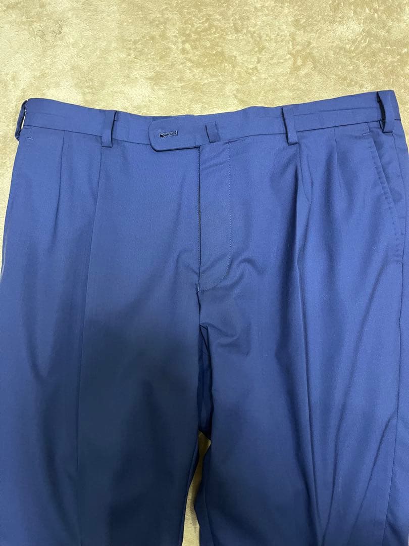 HILTON ヒルトン　ブルー　スーツ　セットアップ