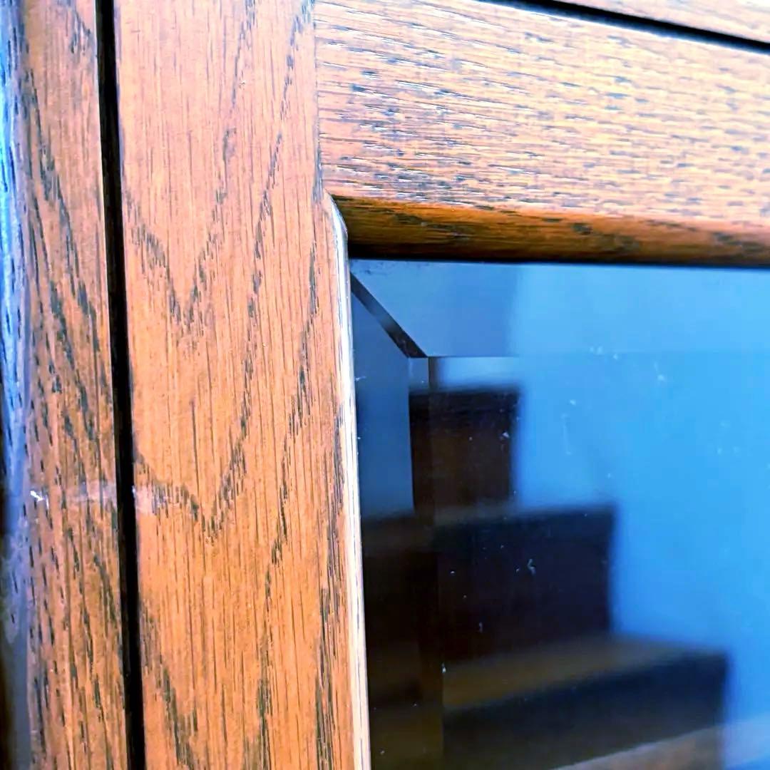 【一点物｜フランス製ヴィンテージキャビネット】オーク材×真鍮取手｜収納｜送料込み