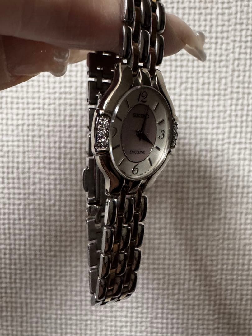 SEIKO Exceline レディース 時計 腕時計 ダイヤモンド ダイヤ付き