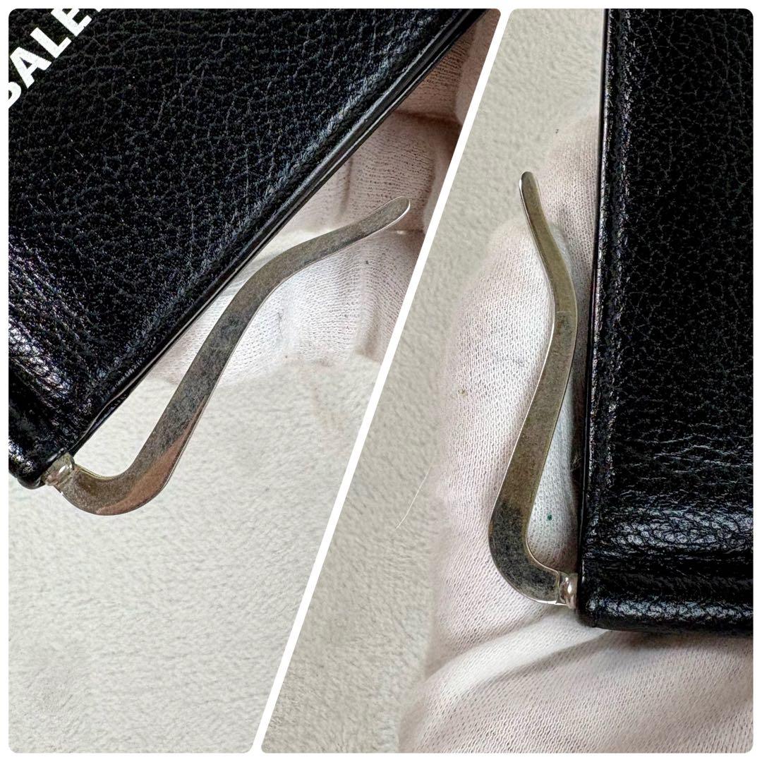美品✨BALENCIAGA マネークリップ レザー エブリデイ ブラック 現行