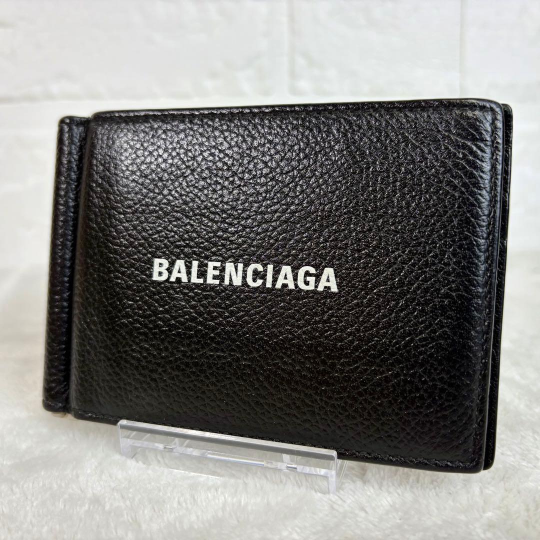 美品✨BALENCIAGA マネークリップ レザー エブリデイ ブラック 現行