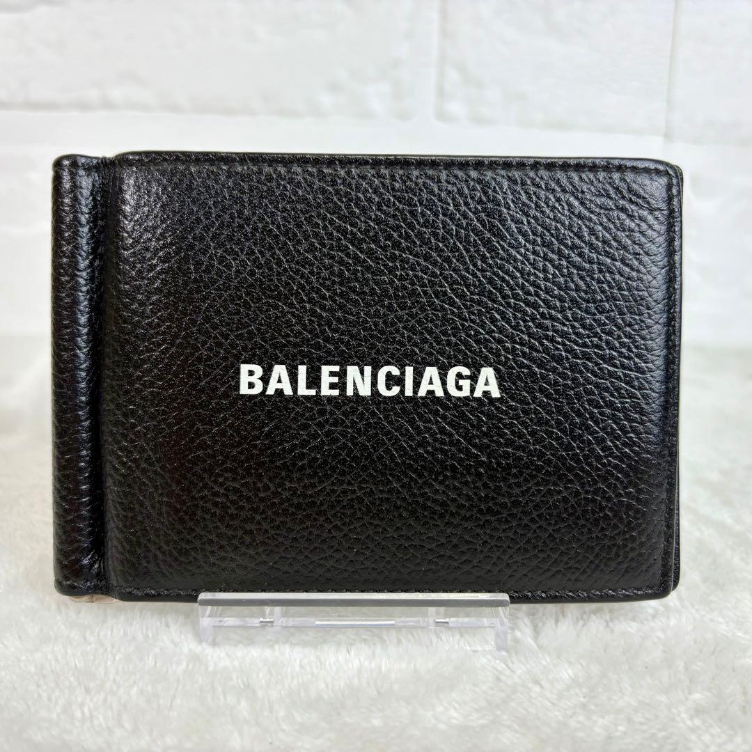 美品✨BALENCIAGA マネークリップ レザー エブリデイ ブラック 現行