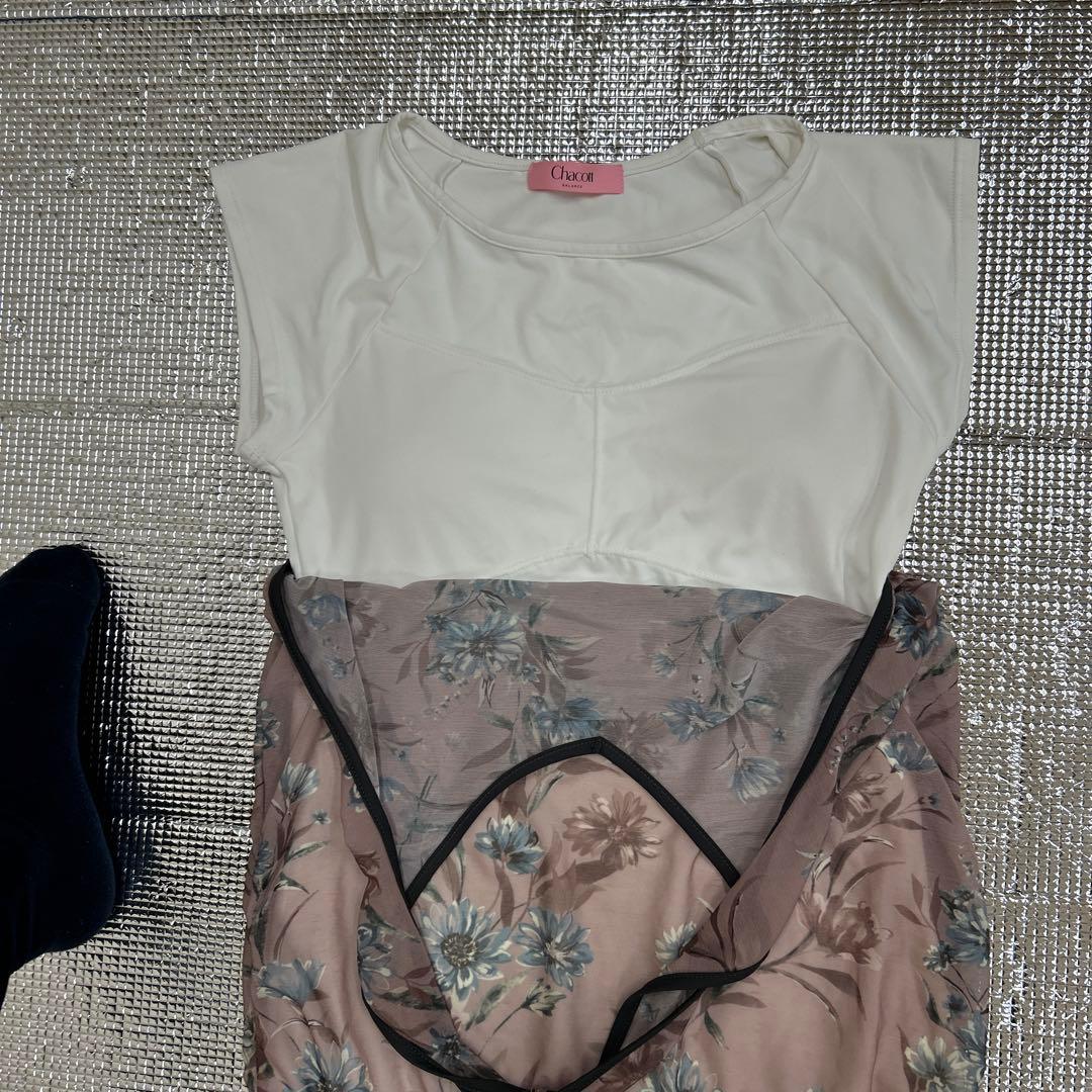 チャコットトップスヨガウェアカップ付き