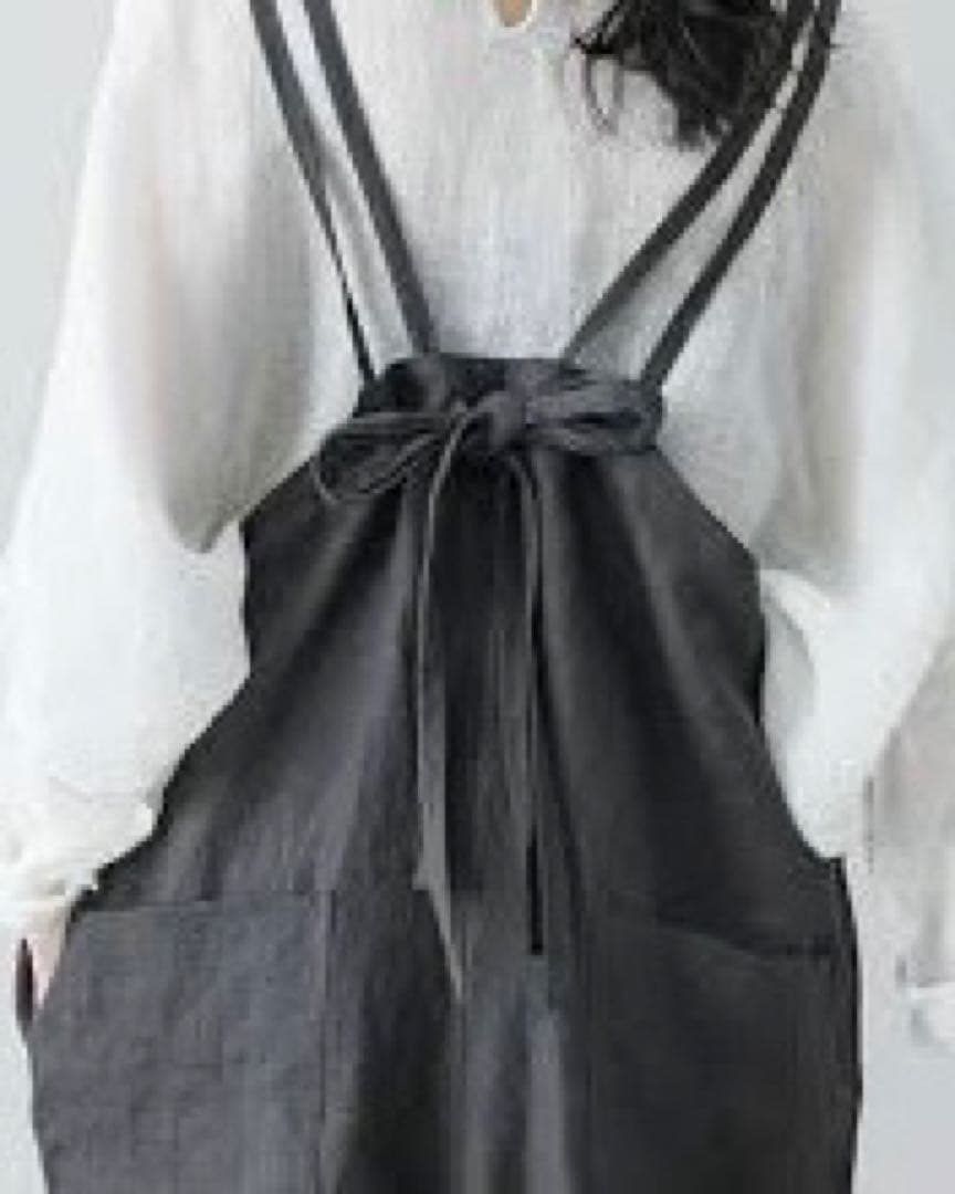 リネンサロペット