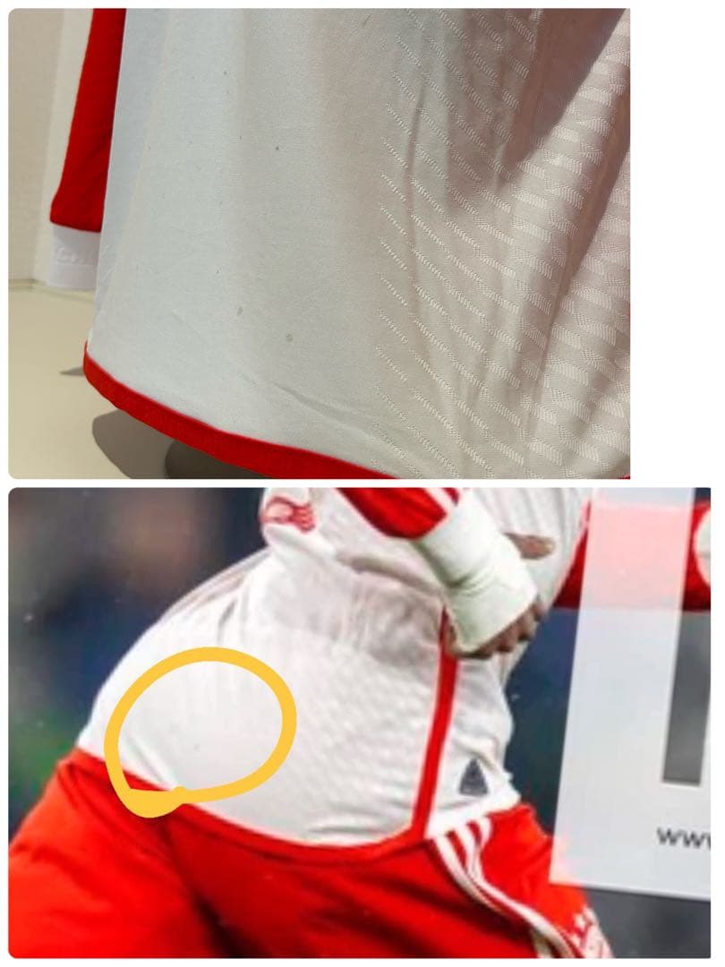 実使用ユニフォーム　マティス・テル　バイエルン　サッカー　チャンピオンズリーグ