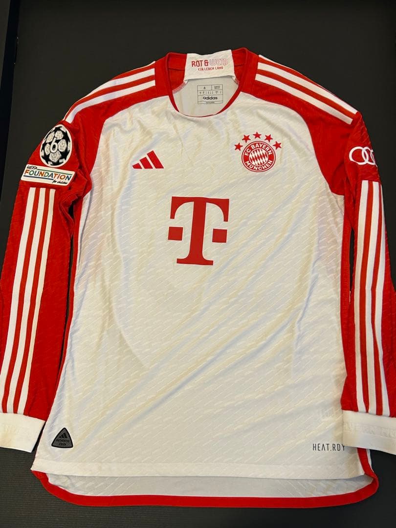 実使用ユニフォーム　マティス・テル　バイエルン　サッカー　チャンピオンズリーグ