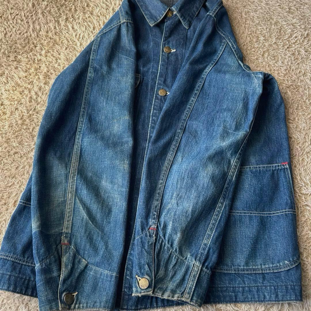 Sanforizedサンフォライズド　カバーオール　ビンテージ　インディゴ