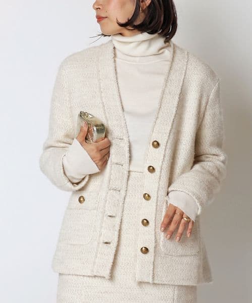 Deuxieme Classe　*TWEED カーディガンジャケット