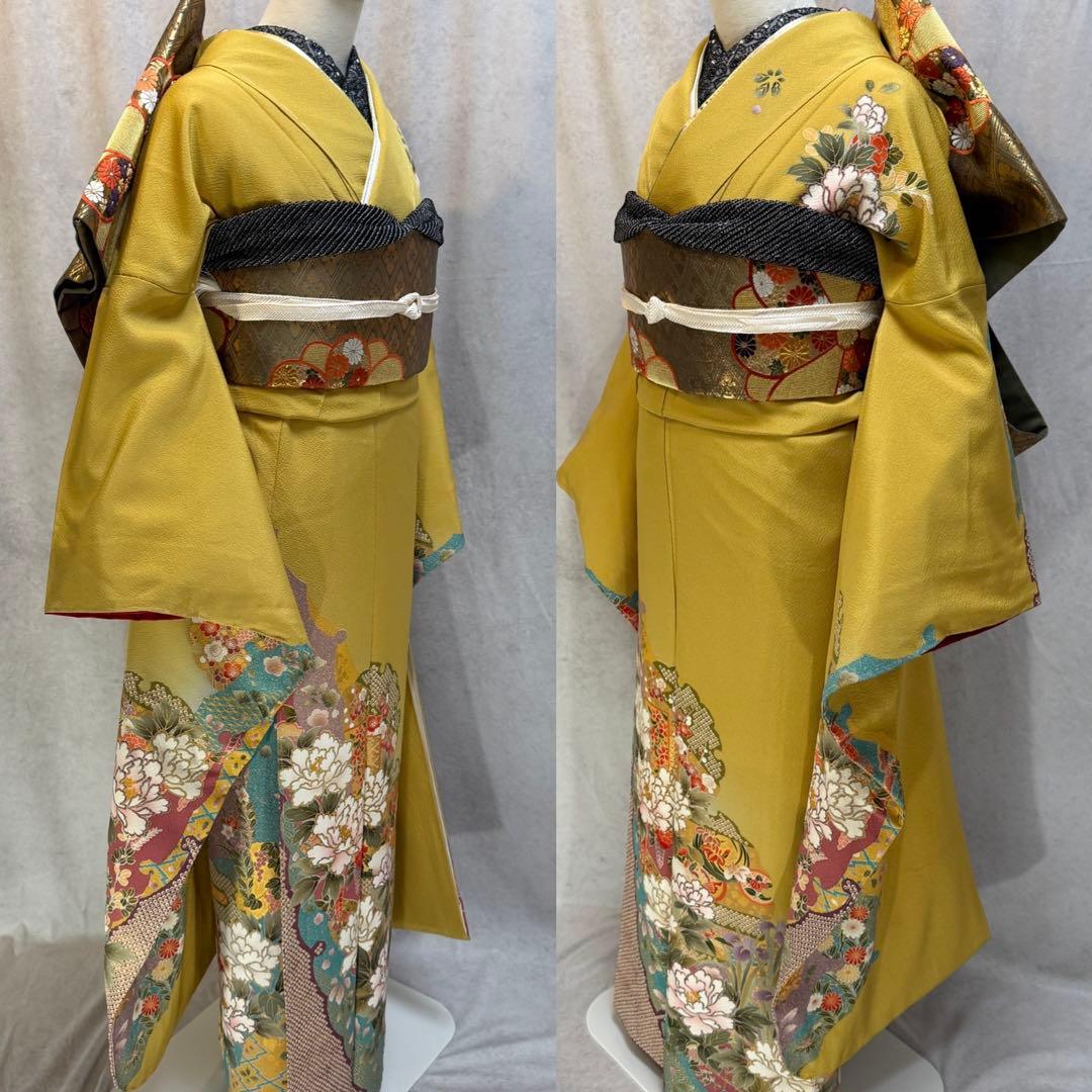 未使用品　振袖フルセット　トールサイズ　168〜178　落款　成人式