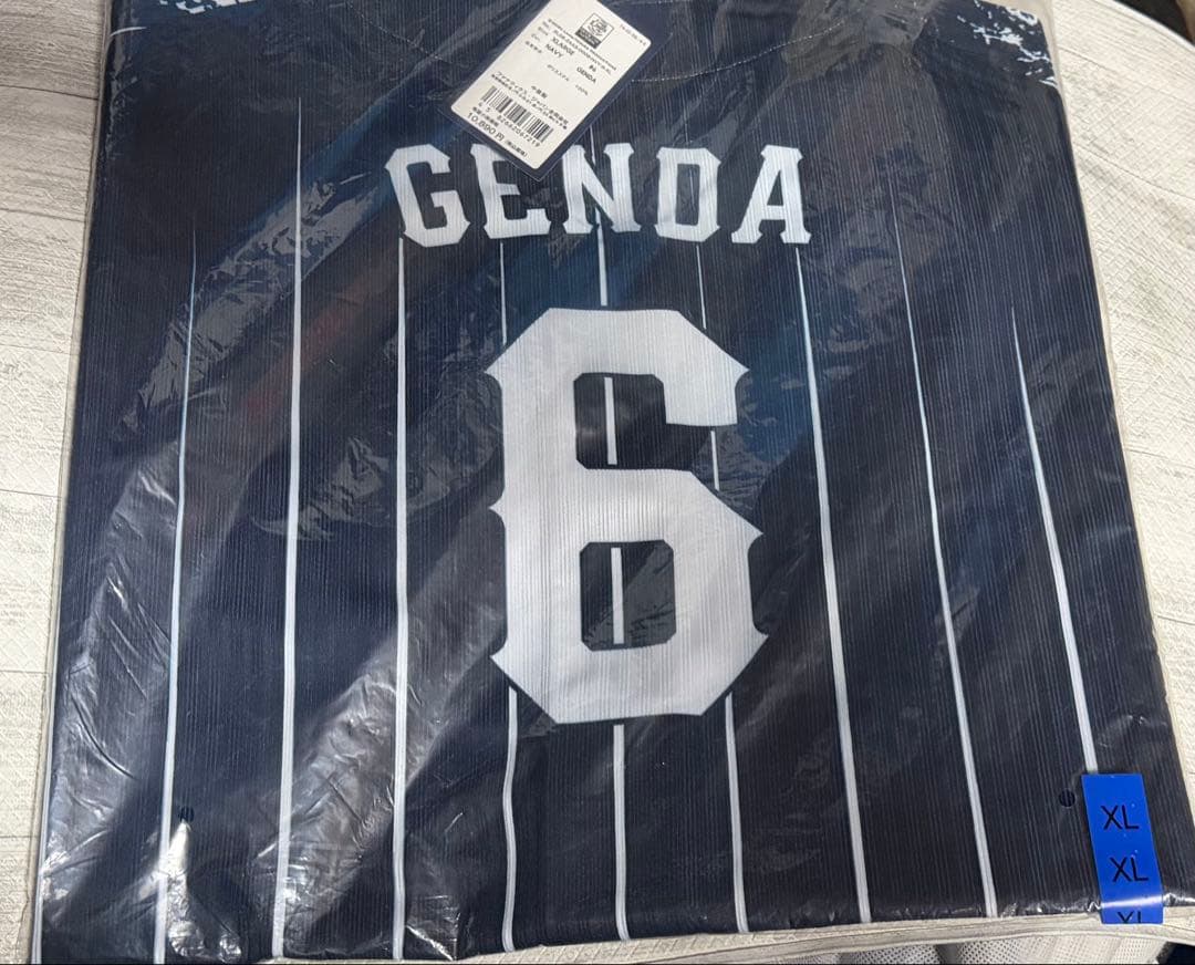 【新品未開封品】埼玉西武ライオンズ　源田ハントブルーユニフォーム　XL