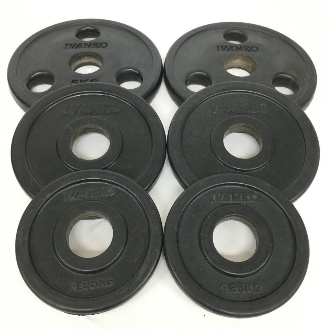 IVANKO イヴァンコ オリンピックラバー プレート 計22.5㎏
