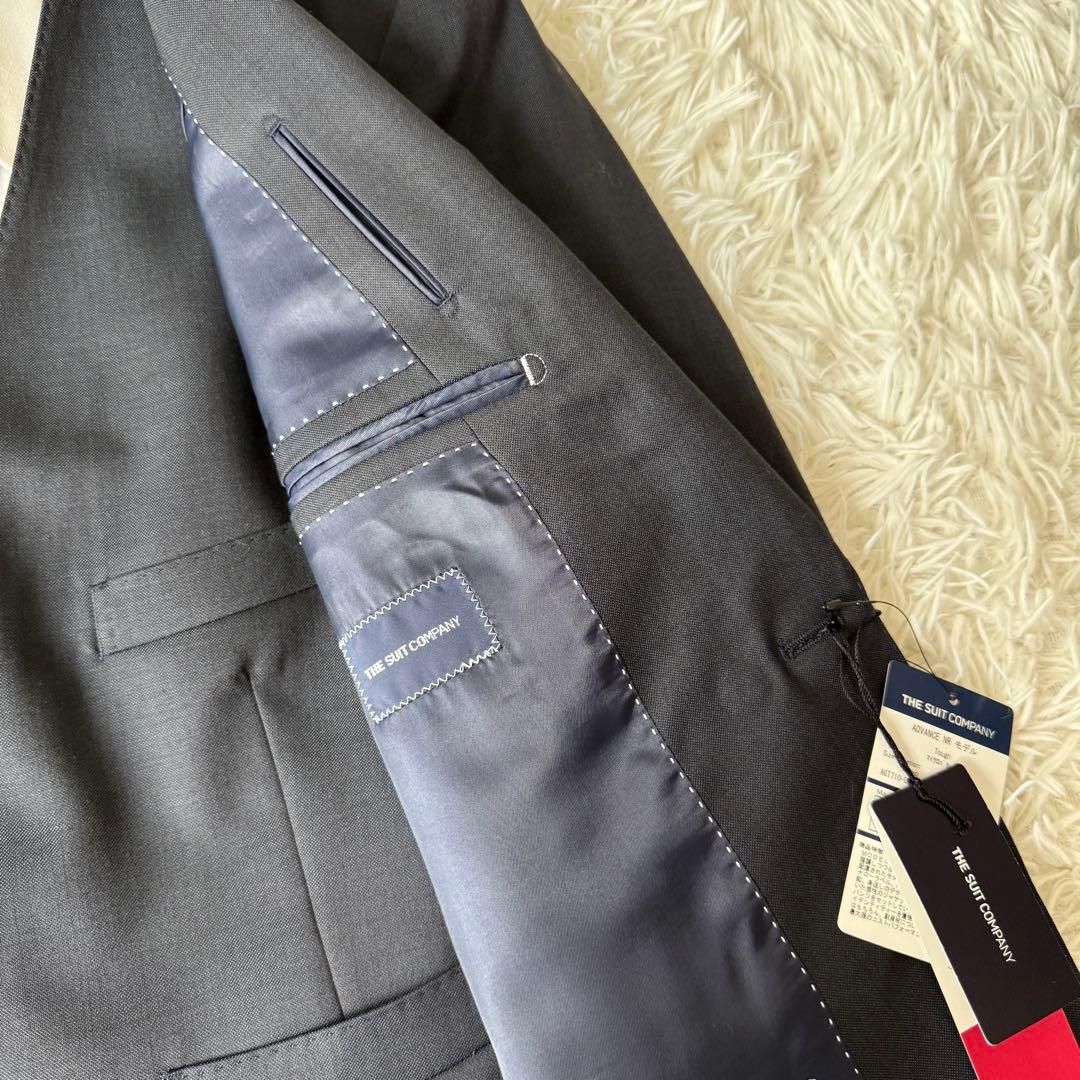新品未使用タグ付き 3ピース⭐︎THE SUIT COMPANY チャコールグレー