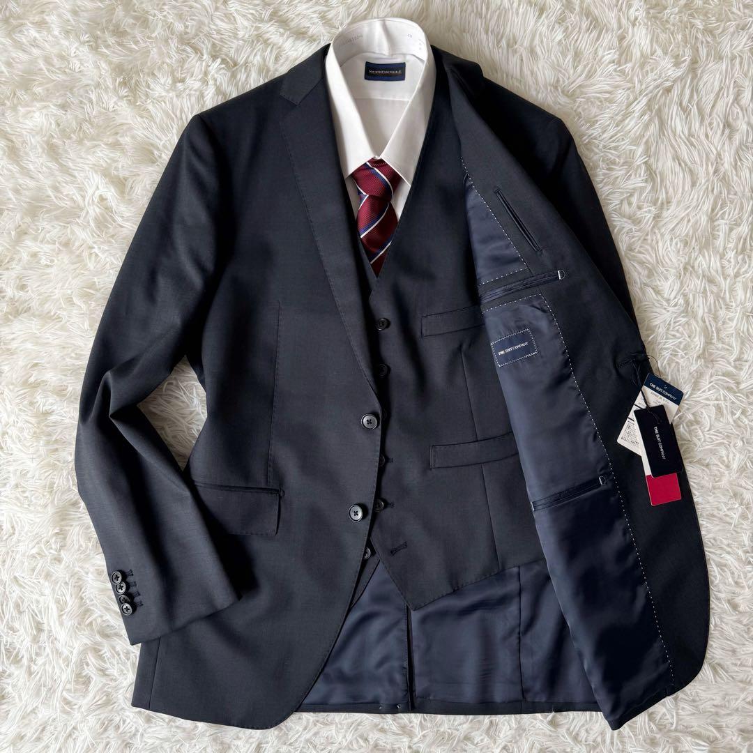 新品未使用タグ付き 3ピース⭐︎THE SUIT COMPANY チャコールグレー