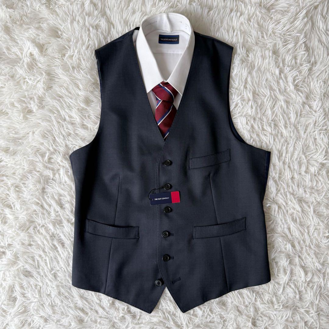 新品未使用タグ付き 3ピース⭐︎THE SUIT COMPANY チャコールグレー