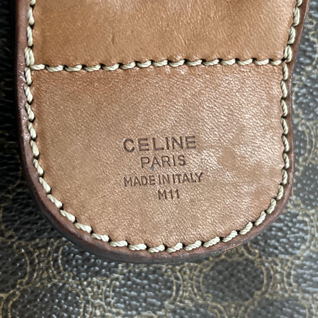 オールド　セリーヌ　トリオンフ　ボストンバッグ　マカダム柄　旅行バッグ　ブラウン