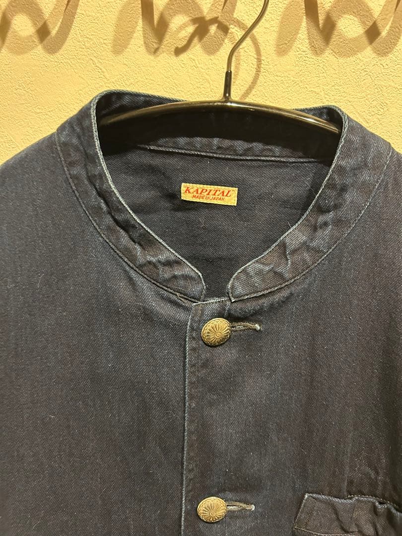 kapital 8oz インディゴ　コンチョジャケット
