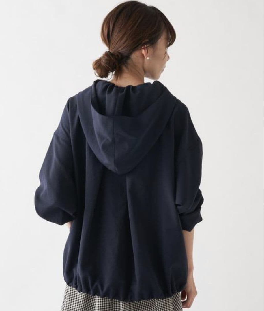 【なあ様】ビアズリー　パーカープルオーバー　ネイビー