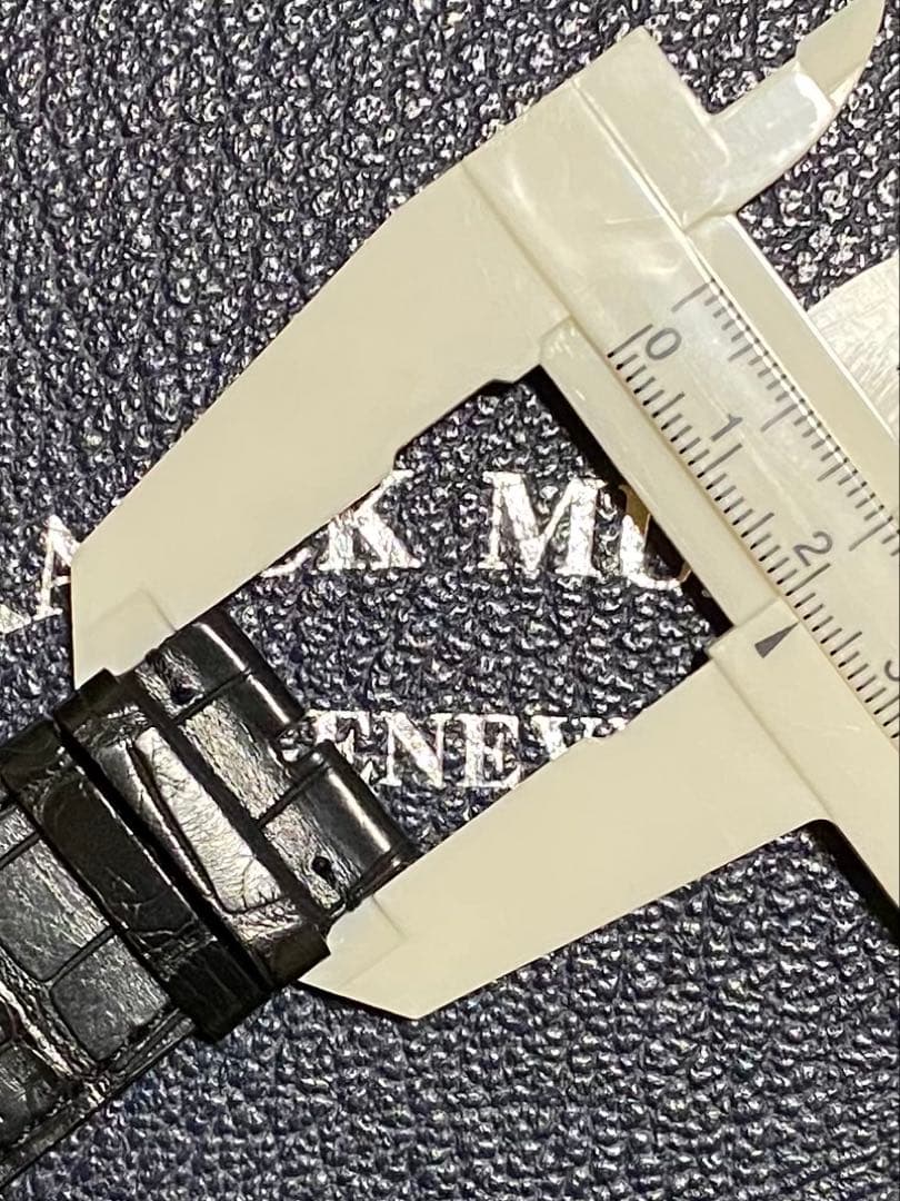 24mm フランクミュラー 純正 ブラック ストラップ ベルト 未使用