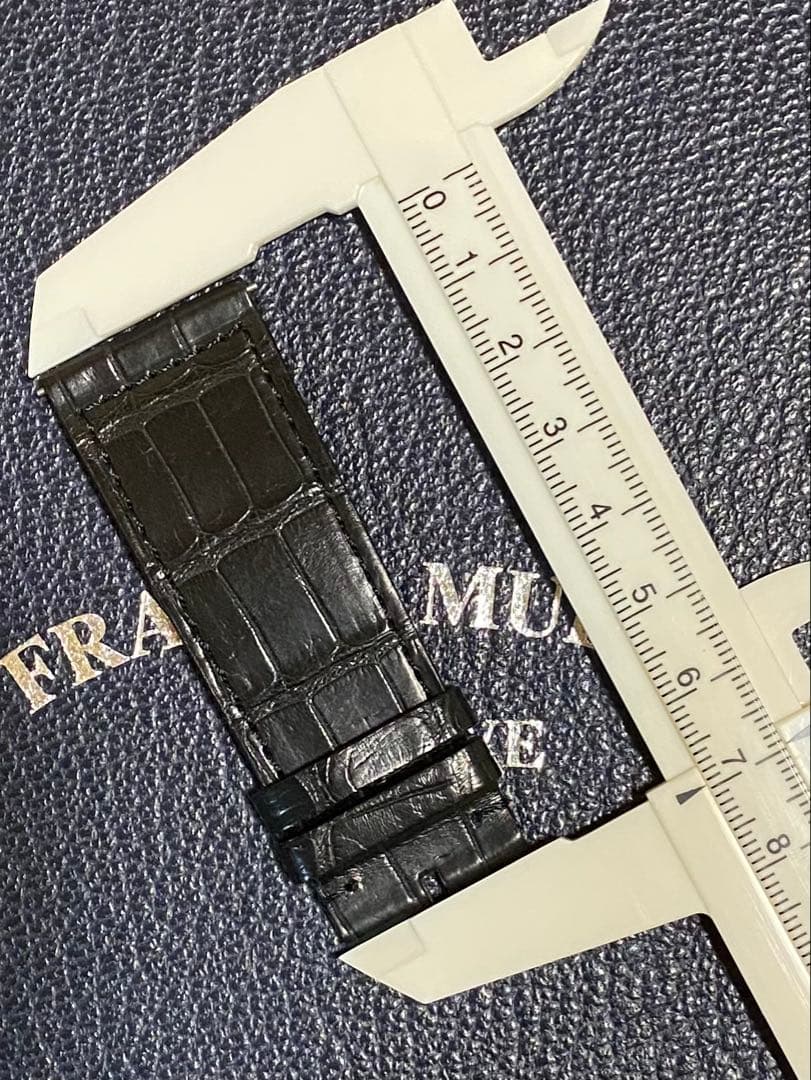 24mm フランクミュラー 純正 ブラック ストラップ ベルト 未使用