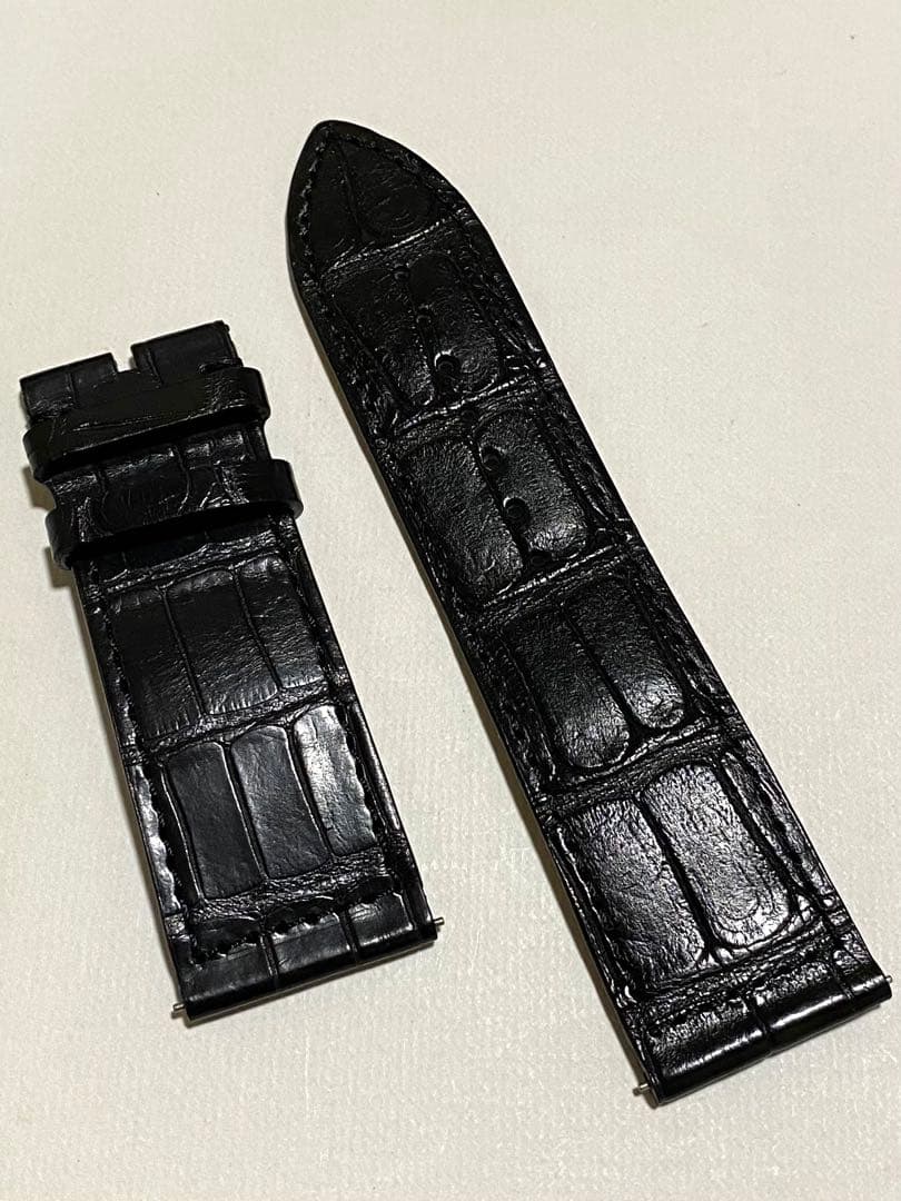 24mm フランクミュラー 純正 ブラック ストラップ ベルト 未使用