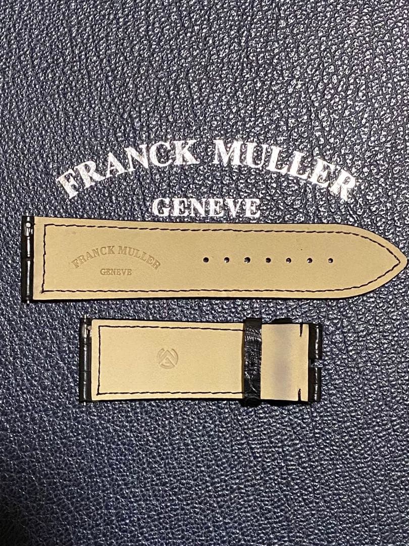 24mm フランクミュラー 純正 ブラック ストラップ ベルト 未使用