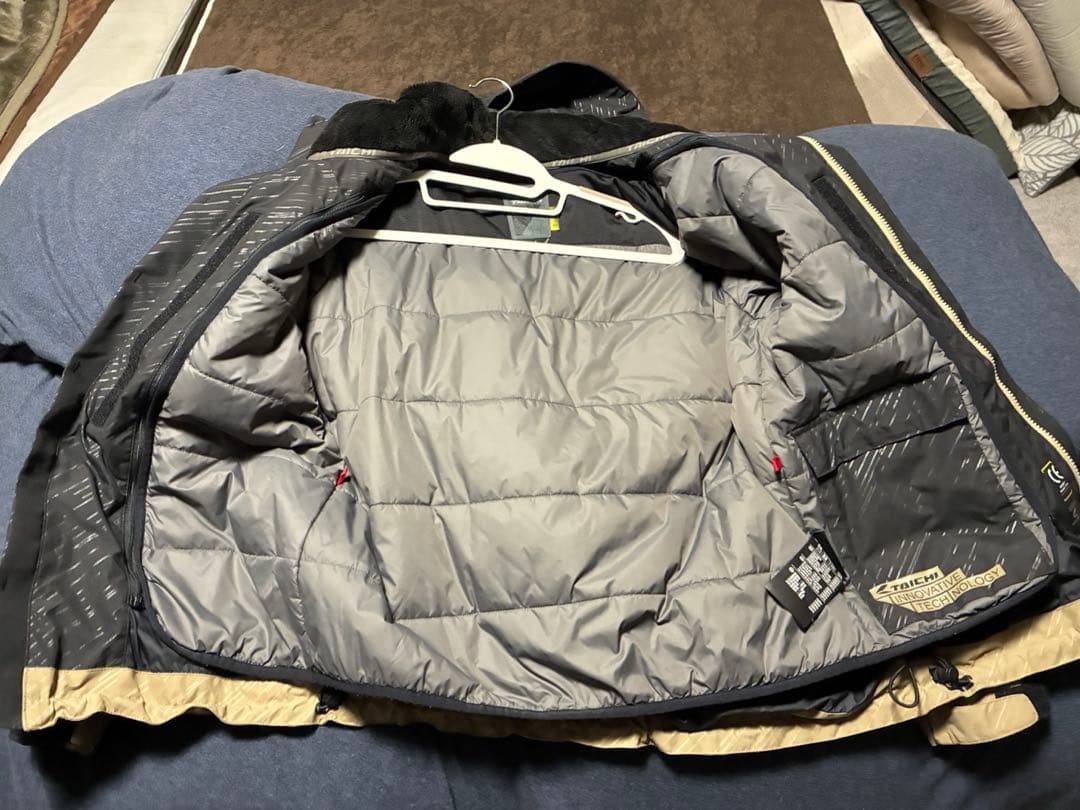 RSJ717 RS タイチ モトレック ウィンターパーカー Lサイズ　黒ベージュ