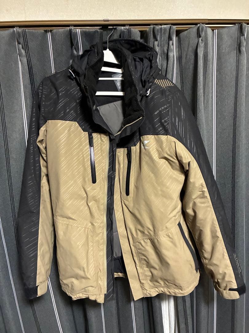 RSJ717 RS タイチ モトレック ウィンターパーカー Lサイズ　黒ベージュ