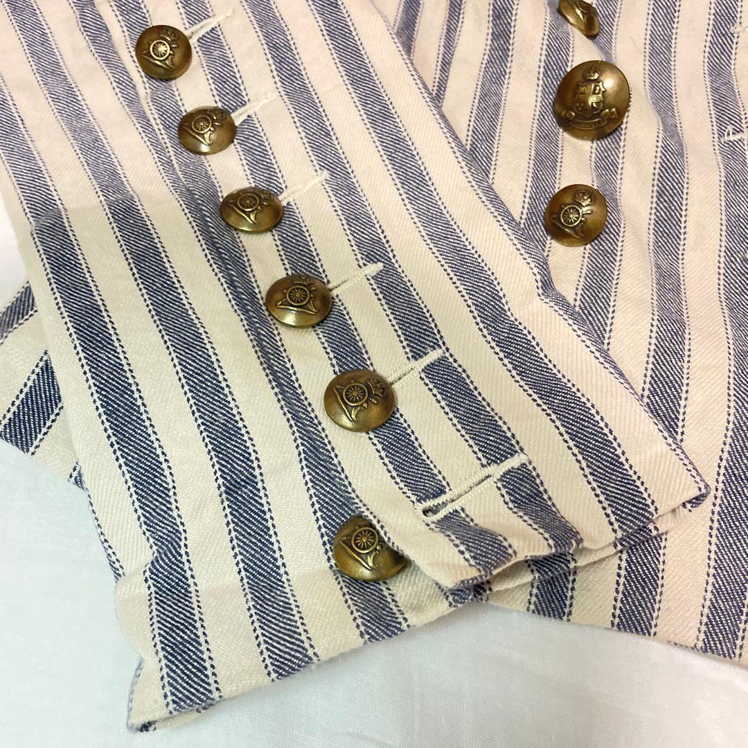 TK GARMENT SUPPLY ナポレオンジャケット ストライプ　ビンテージ