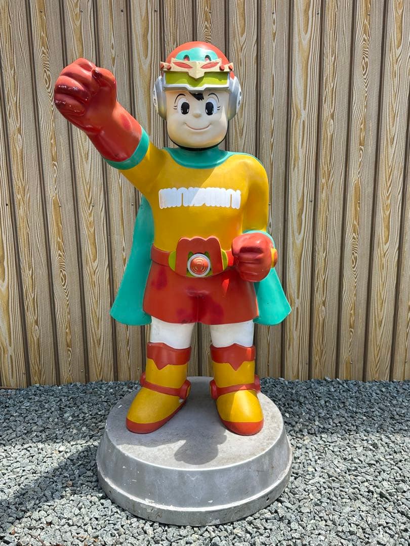 昭和レトロ　ミニミニマン　店舗看板　店舗什器　不動産屋　希少　巨大　激レア