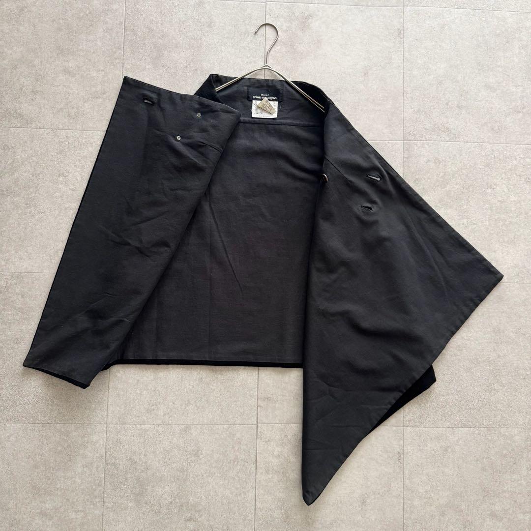 トリココムデギャルソン　AD1996　ポンチョ　スカート　2way　黒