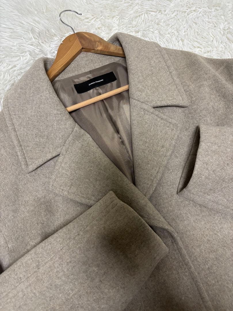 ジャーナルスタンダード　ロング　チェスターコート　ベージュ