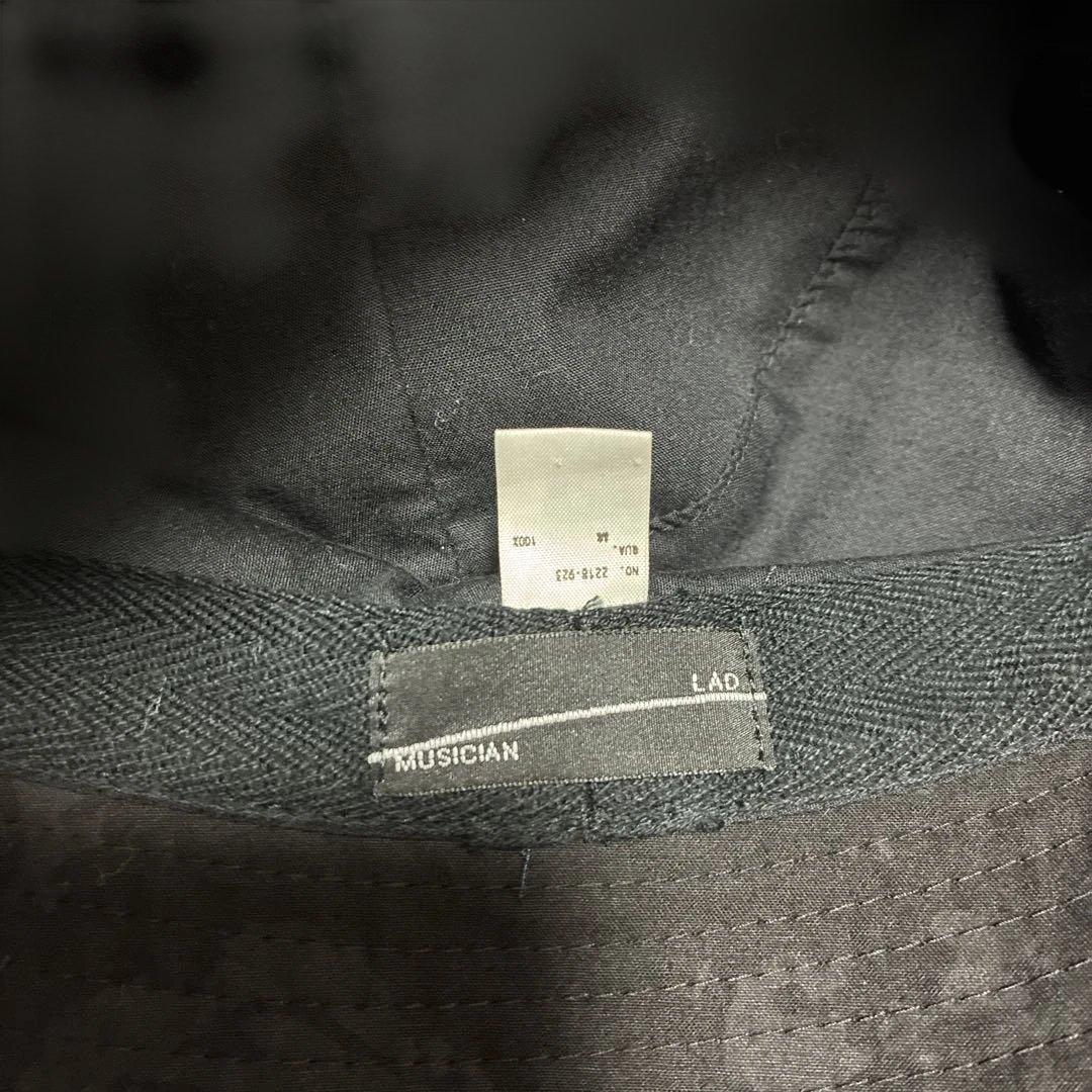 LAD MUSICIAN フラワープリント バケットハット モノトーン